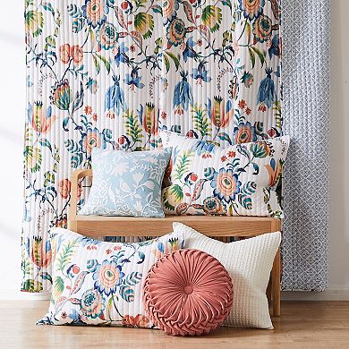 Levtex Home Eleni Round Velvet Pillow