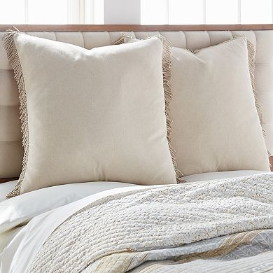 Levtex Home Nina Hessian Tassel Euro Sham