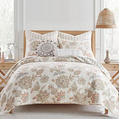 Levtex Home Selesta Blush Neckroll Decorative Throw Pillow