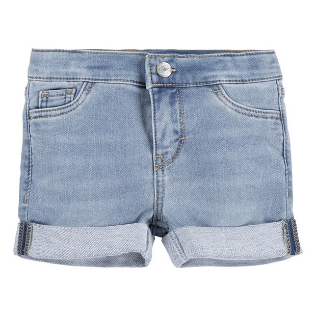 Toddler Girls Levi s Rolled Up Knit Jean Shorts