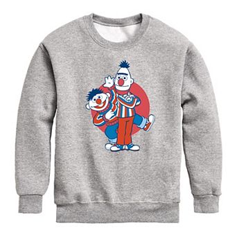 Boys 8-20 Sesame Street Bert & Ernie USA Fleece Sweatshirt