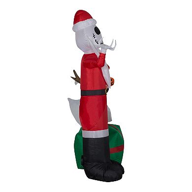 Disney's The Nightmare Before Christmas Jack Skellington Sandy Claws with Zero Inflatable