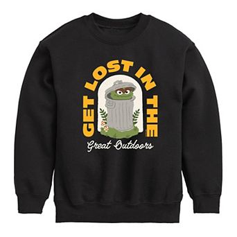 Boys 8-20 Sesame Street Great Outdoors Crew Fleece Sweatshirt