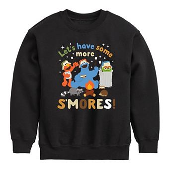 Boys 8-20 Sesame Street More S'mores Crew Fleece Sweatshirt