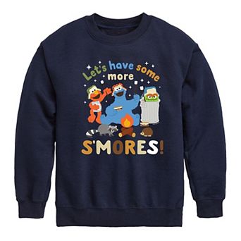 Boys 8-20 Sesame Street More S'mores Crew Fleece Sweatshirt