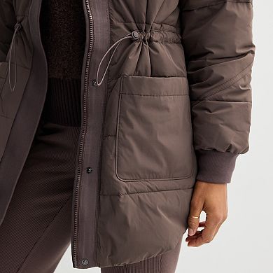 Women's FLX Lightweight Long Quilted Puffer Jacket