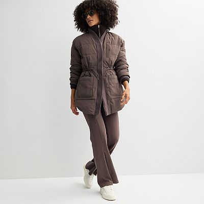 Women's FLX Lightweight Long Quilted Puffer Jacket
