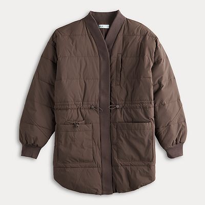 Women's FLX Lightweight Long Quilted Puffer Jacket