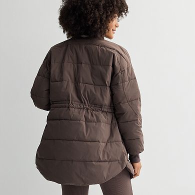 Women's FLX Lightweight Long Quilted Puffer Jacket