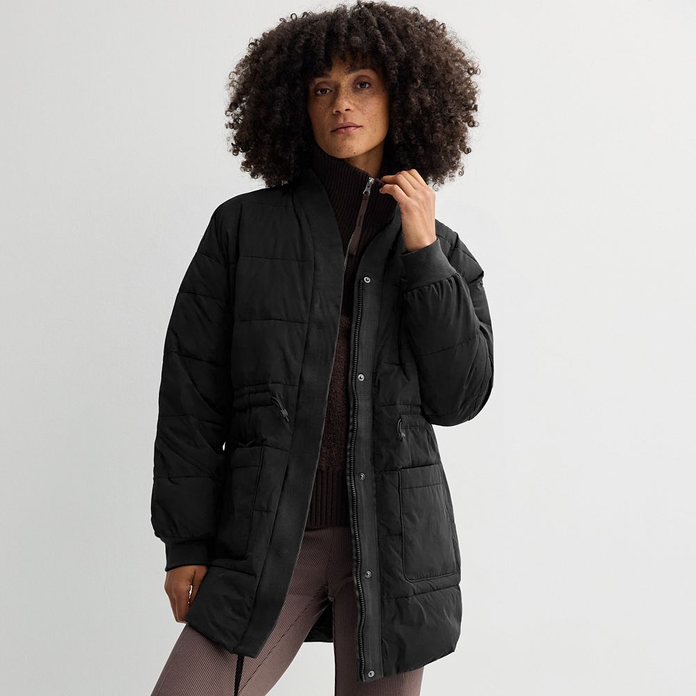 Women's FLX Lightweight Long Quilted Puffer Jacket