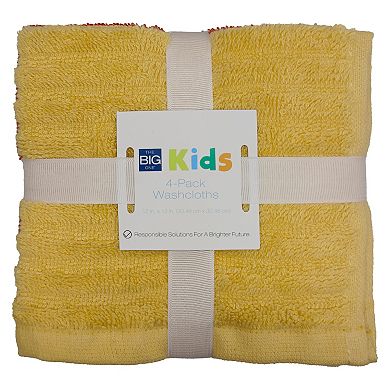 The Big One® Multi Color 4-pc. Wash Cloth Set