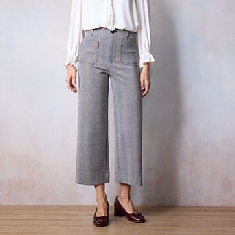 Women’s LC Lauren Conrad Super High Rise Wide Leg Crop Pants