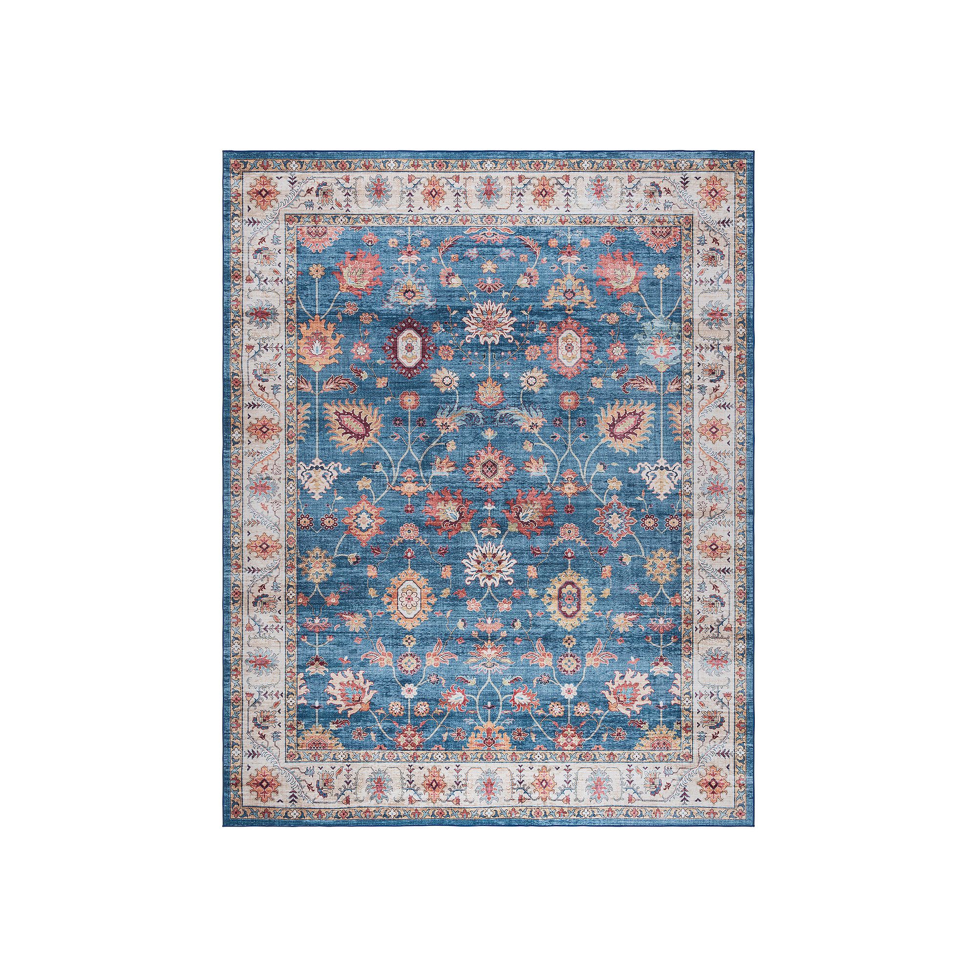 Gertmenian Tanis Anthrocite Area Rug, Blue