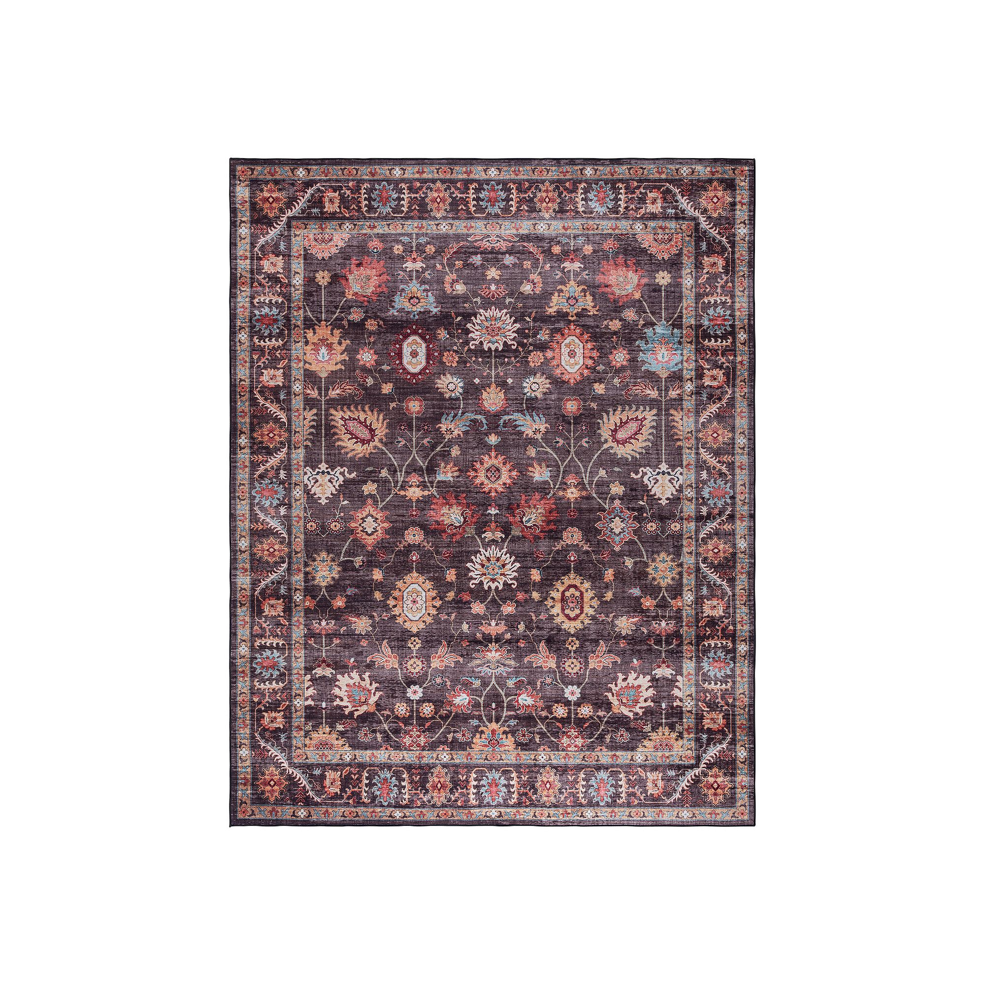Gertmenian Tanis Anthrocite Area Rug, Cullen Brown