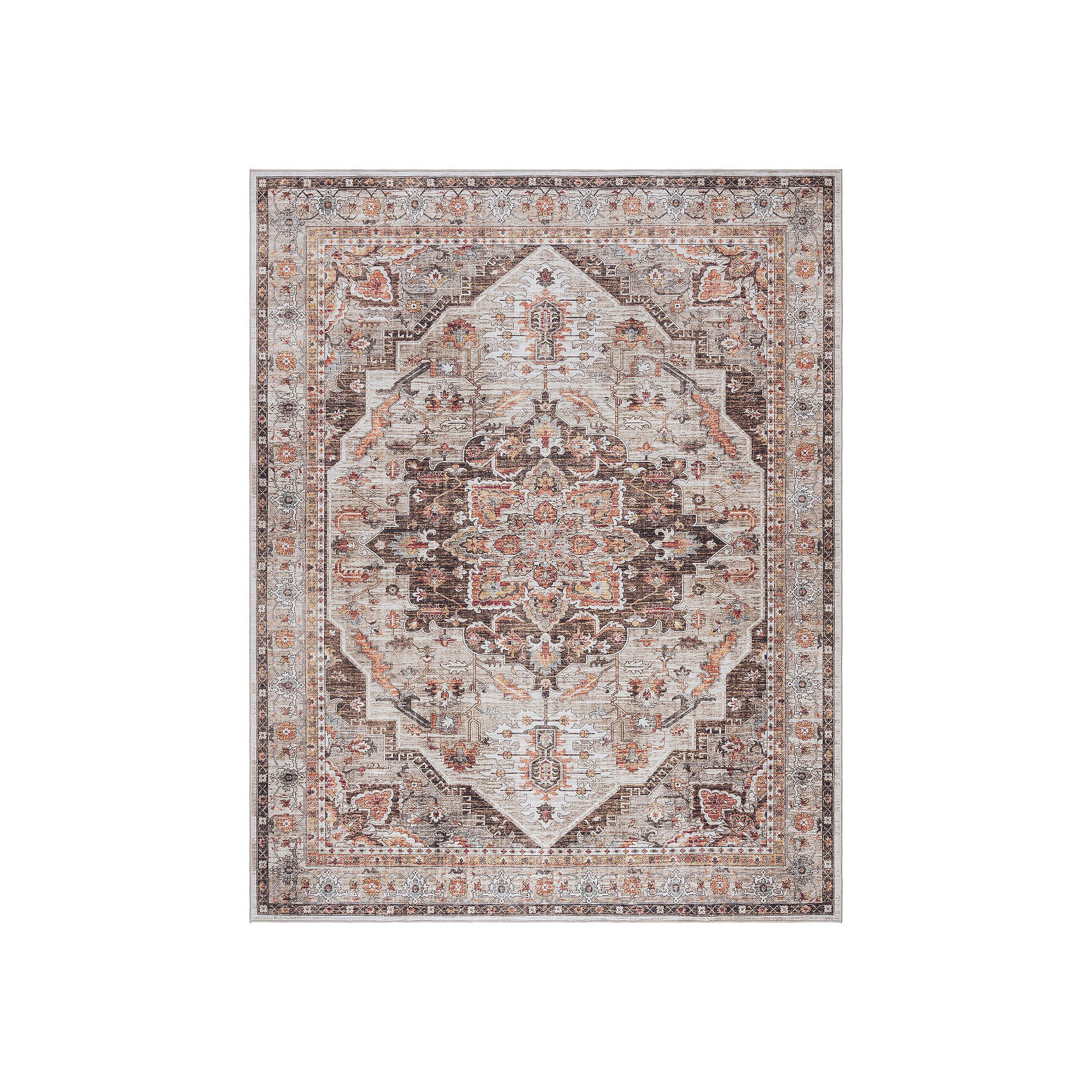Gertmenian Tanis Anthrocite Area Rug, Soha Brown