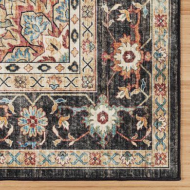 Gertmenian Tiefi Black Area Rug