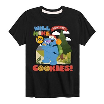 Boys 8-20 Sesame Street Will Hike For Cookies Graphic Tee