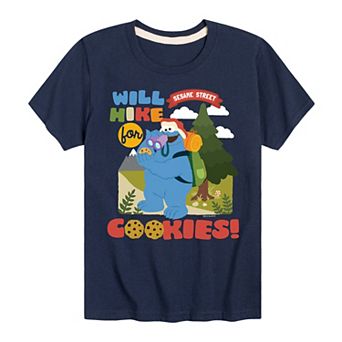 Boys 8-20 Sesame Street Will Hike For Cookies Graphic Tee