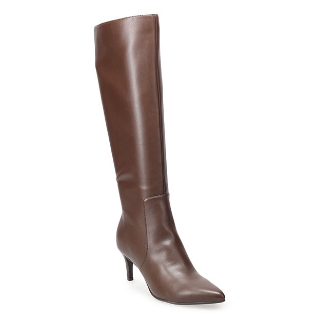 Nine west tall leather boots online