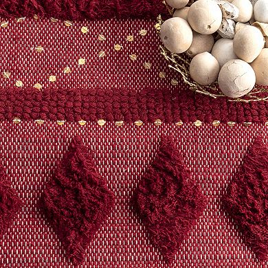 RugsUSA Chandy Textured Wool Area or Throw Rug