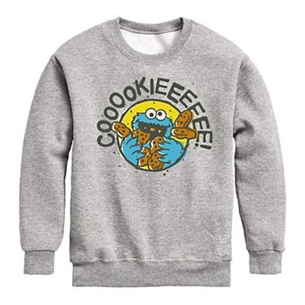 Boys 8-20 Sesame Street Cookie Crew Fleece Sweatshirt