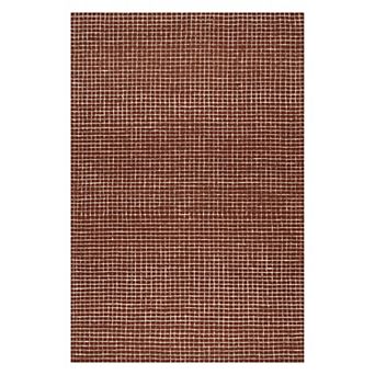 RugsUSA Melrose Checked Wool Area or Throw Rug