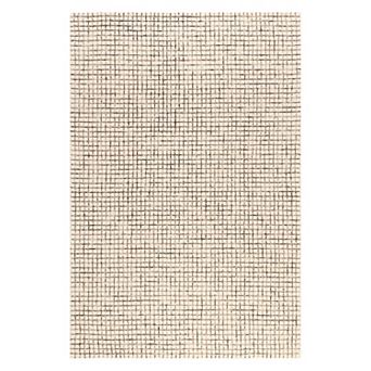 RugsUSA Melrose Checked Wool Area or Throw Rug