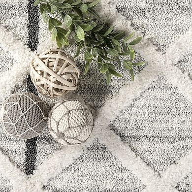 ArvinOlanoXRugsUSA Ventana Crosshatch Textured Area Rug