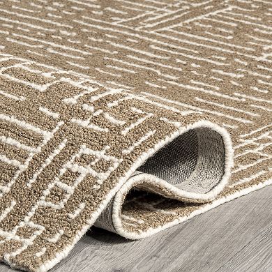 RugsUSA Hive Jute & Wool Area Rug