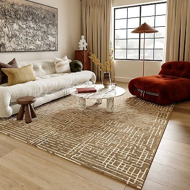RugsUSA Hive Jute & Wool Area Rug
