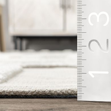 RugsUSA Downtown Textured Area or Throw Rug
