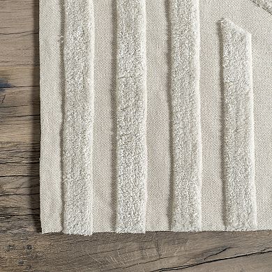 RugsUSA Downtown Textured Area or Throw Rug