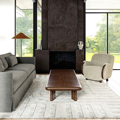 RugsUSA Downtown Textured Area or Throw Rug