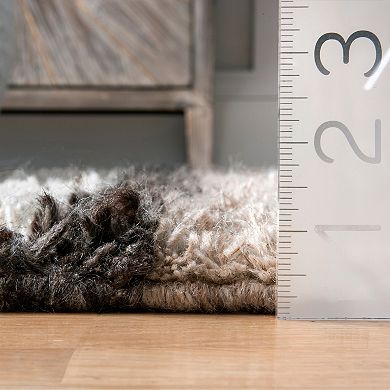RugsUSA Tatanka Shag Wool Area or Throw Rug