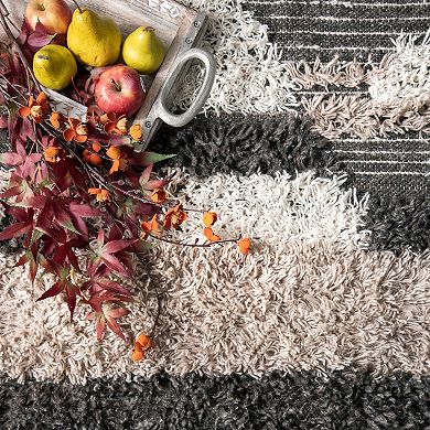 RugsUSA Tatanka Shag Wool Area or Throw Rug