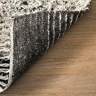RugsUSA Tatanka Shag Wool Area or Throw Rug
