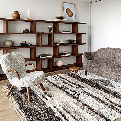 RugsUSA Tatanka Shag Wool Area or Throw Rug
