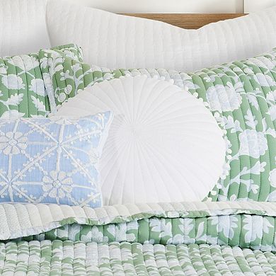 Levtex Home Evelyn Jacobean Round Throw Pillow