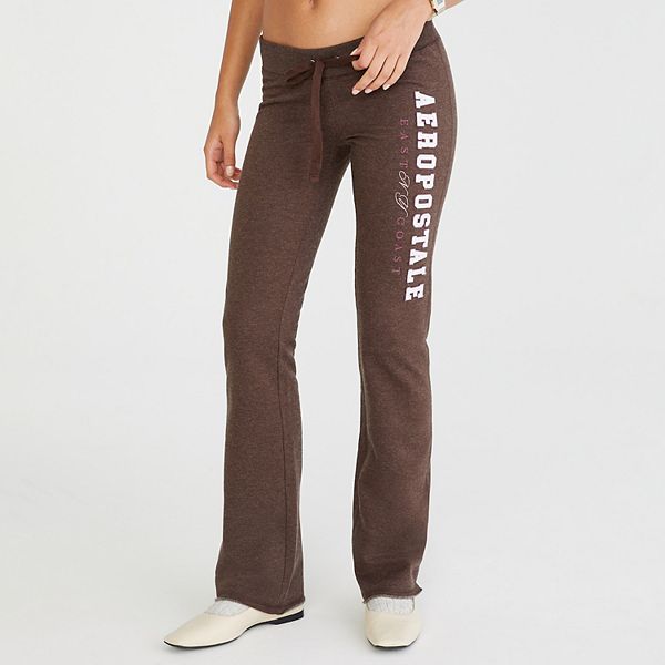 Wide Leg Aero Joggers Juniors' Aeropostale Fit Flare Sweatpants