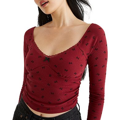 Anthropologie Textured Off-The-Shoulder Lace Blouse Ivory Plus Size 1X
