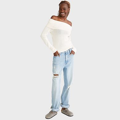 Juniors' Aeropostale Off The Shoulder Sweater