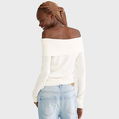 Juniors' Aeropostale Off The Shoulder Sweater