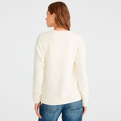 Juniors' Aeropostale Teddy Crew Sweater