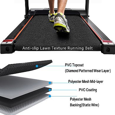Mereax Folding Treadmill Electric Running Machine Walking Jogging Machine