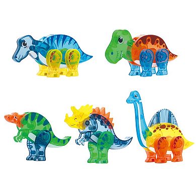 Picassotiles Magnet Tile Dinosaur Action Figures