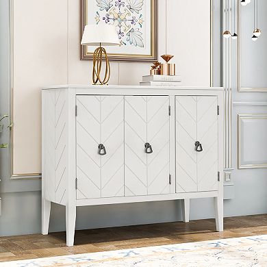 Merax Accent Storage Cabinet Wooden Cabinet