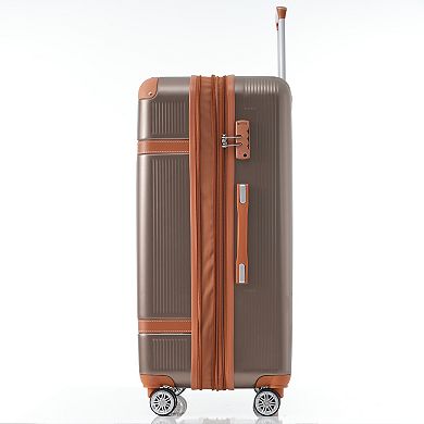 Merax Hardshell Luggage Sets 3 Piece Suitcase with TSA Lock Lightweight