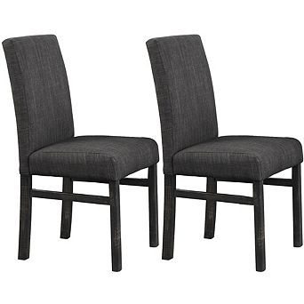 Best Master Furniture Vitaliya 19.5" Wood Dining Side Chair (Set of 2)