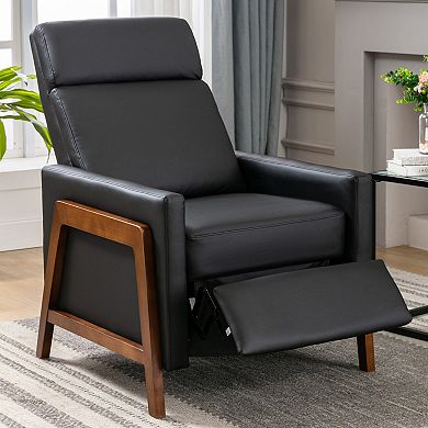 Merax Set of Two Modern Wood-framed Recliner Chair