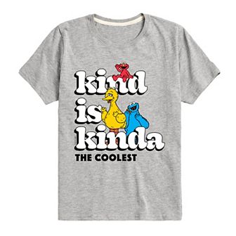 Boys 8-20 Sesame Street Kind Kinda The Coolest Graphic Tee